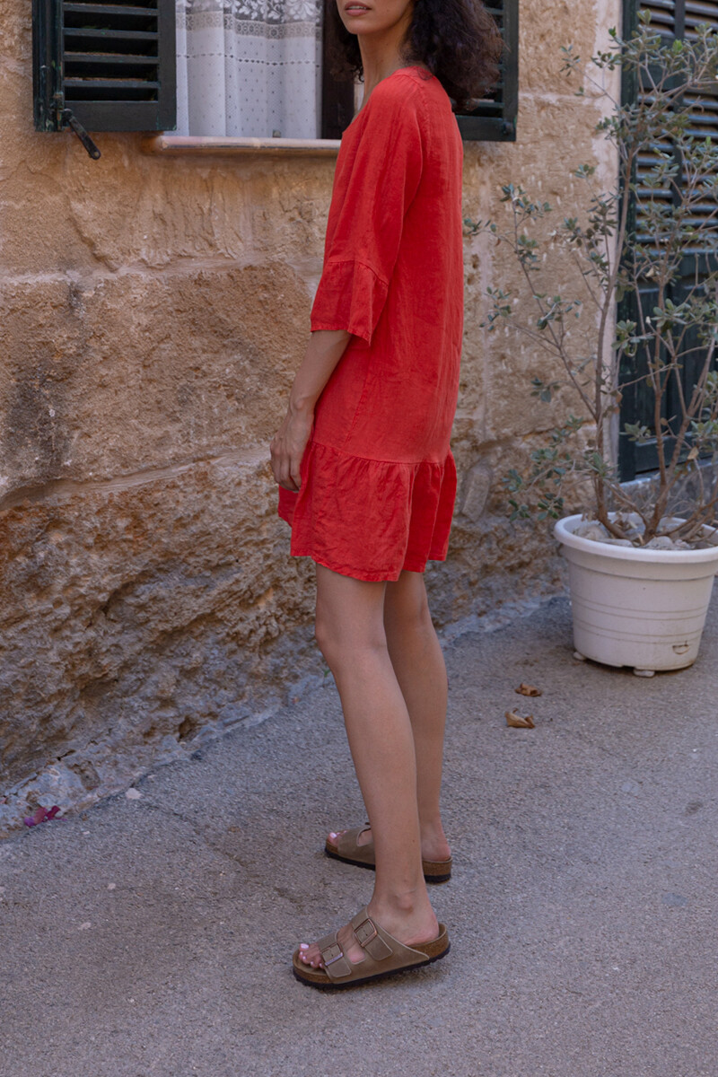 Vestido Malaga - Rojo 