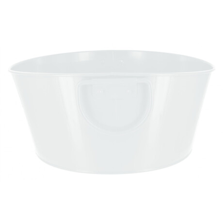 Balde / Hielera De Metal Para Botellas Con Asas Blanco 30x14cm Balde / Hielera De Metal Para Botellas Con Asas Blanco 30x14cm