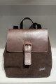 Mochila paula Chocolate gamuza