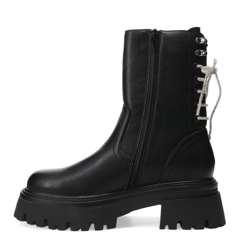 Bota de Mujer Miss Carol GIULIO con cordones strass Negro