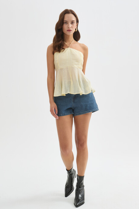 Tops Miso Amarillo Palido