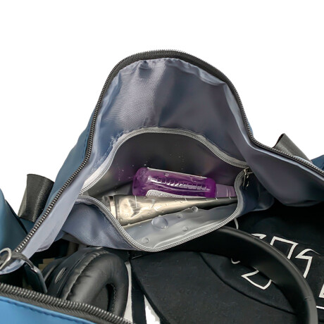 Bolso De Viaje Expert Deportivo Grande Impermeable Azul