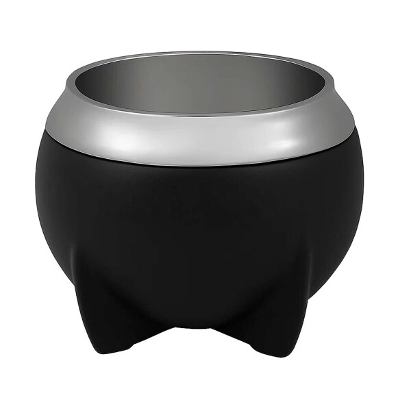 Mate Clásico de Acero Inoxidable Diseño Clásico Duradero Color Negro