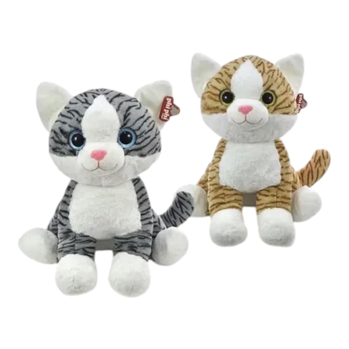 Peluche Gato 30 cm Phi Phi - Gris 