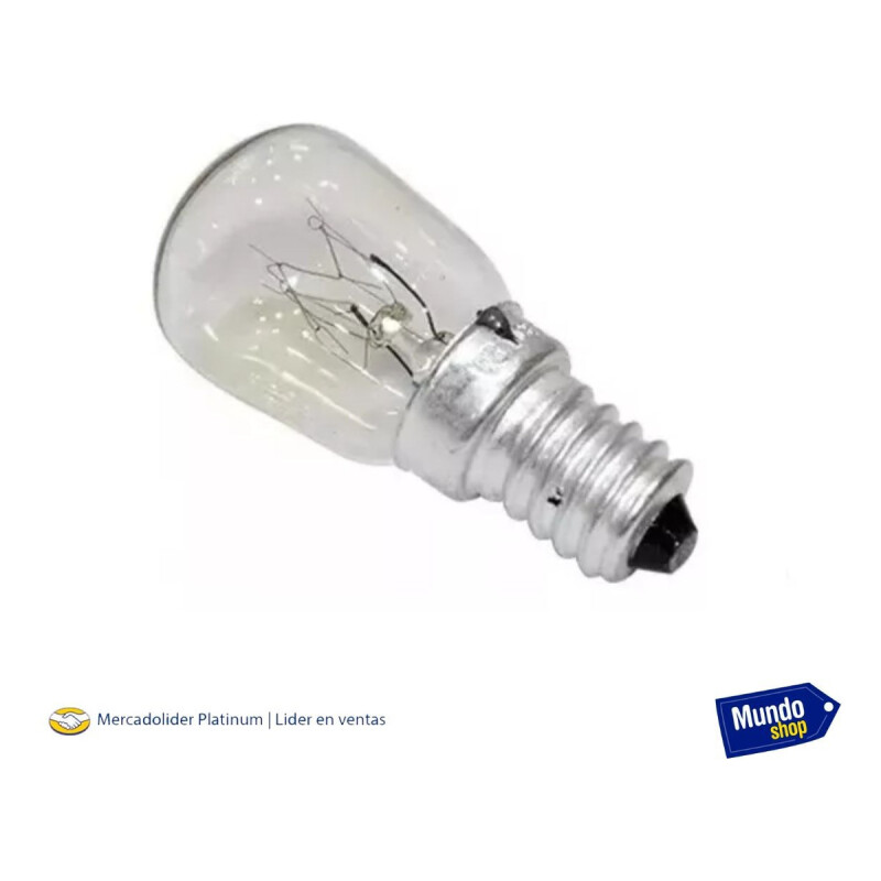 Lampara E14 Para Horno, Heladera, Lampara De Sal 15w Gris