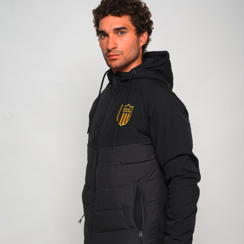 Abrigo Parka Jet de Hombre Negro