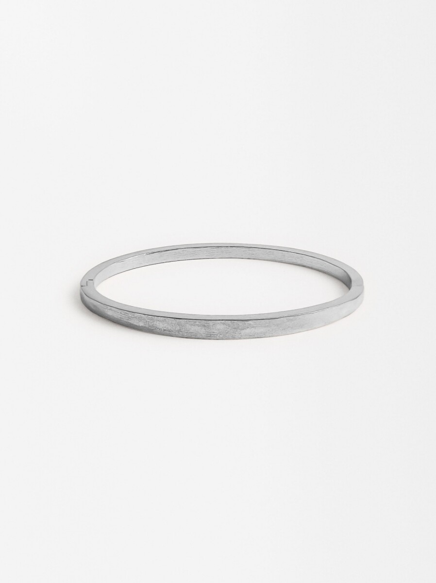 Pulsera Rígida Dorada - plateado 