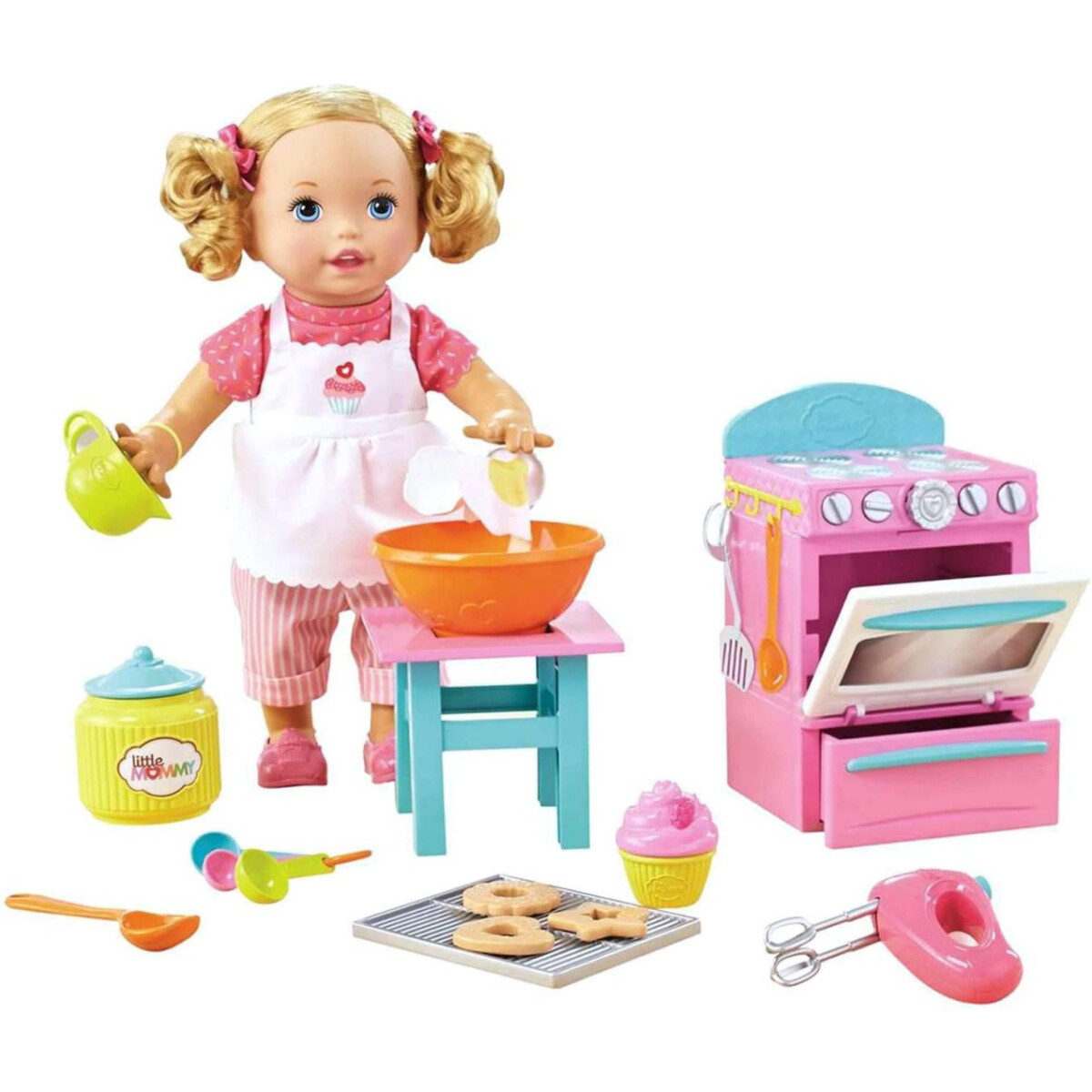 Muñeca Little Mommy Cocina 