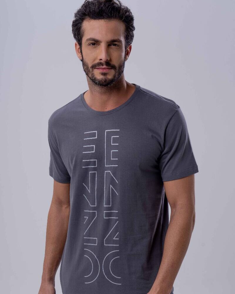 Remera manga corta Gris oscuro