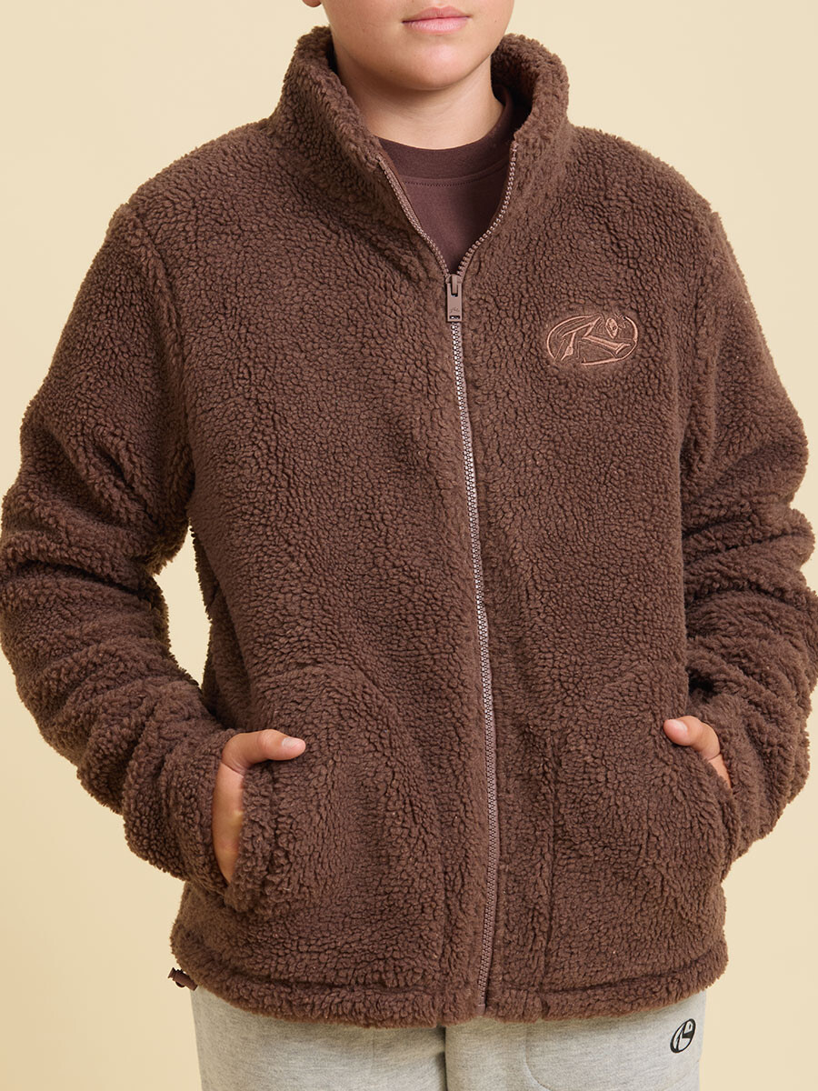 CAMPERA SAYER TEEN ( SHERPA ) RUSTY - MarrÓn 