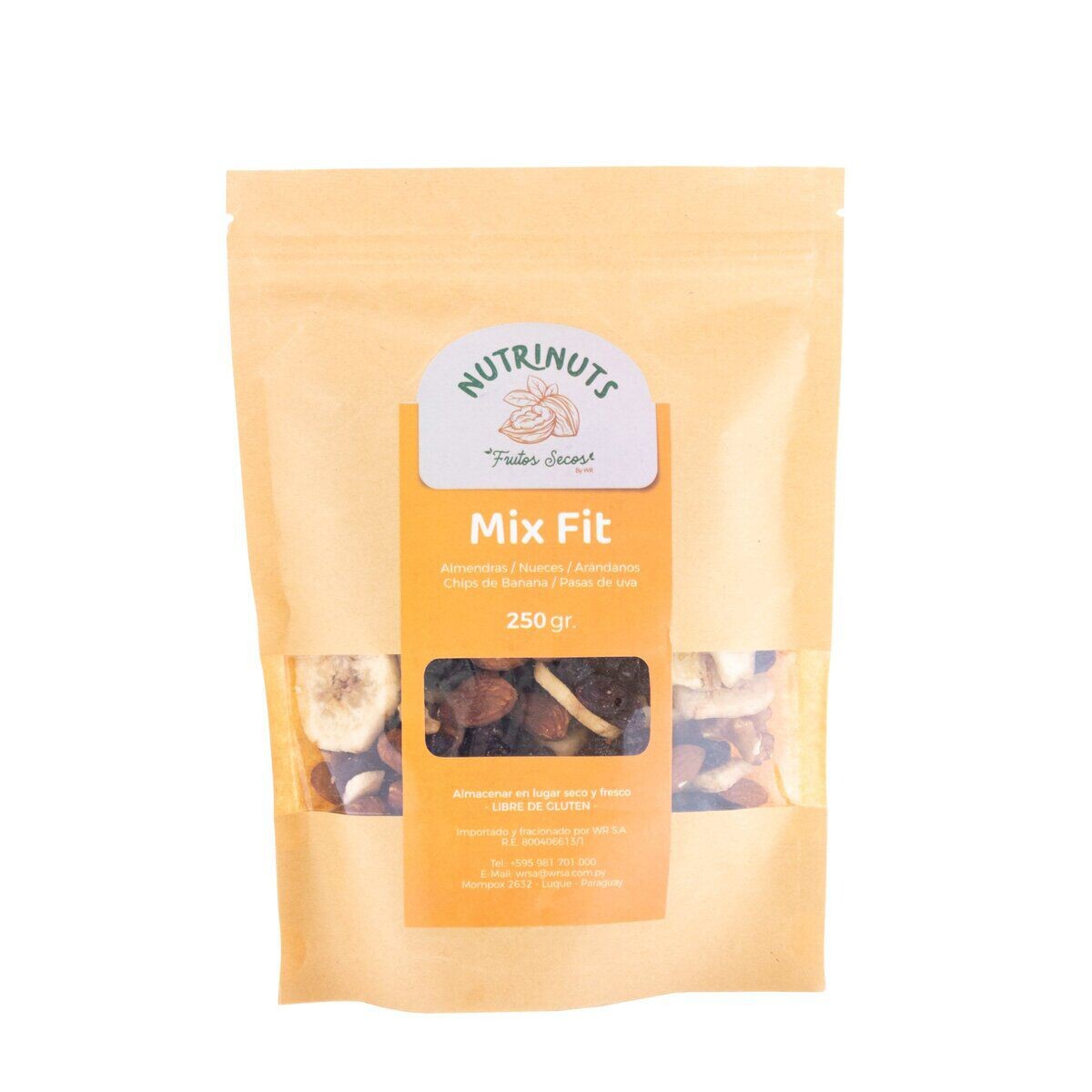 NUTRINUTS MIX FIF FRUTOS SECOS 250 GR. 