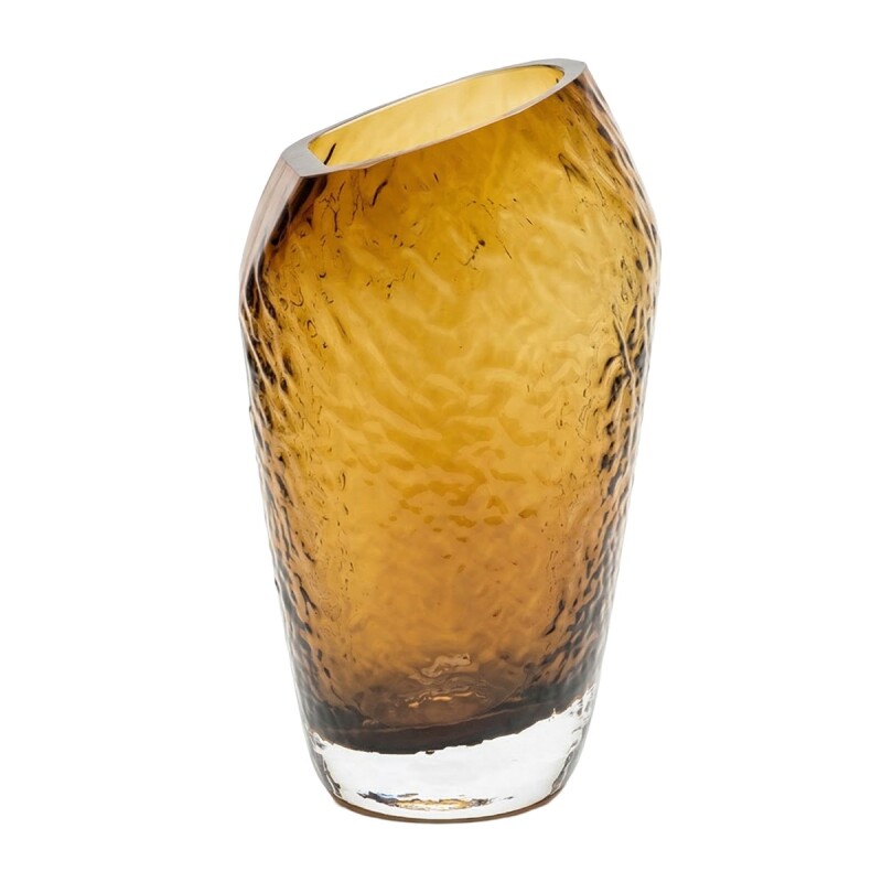 BASE DE VIDRIO CARAMELO 13X32CM Unica