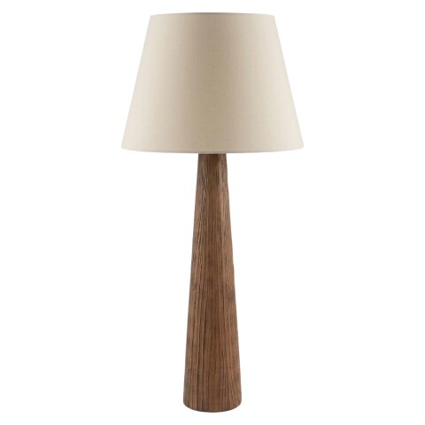 LAMAPARA DE PIE BLANCA/MARRON 42X108CM Unica