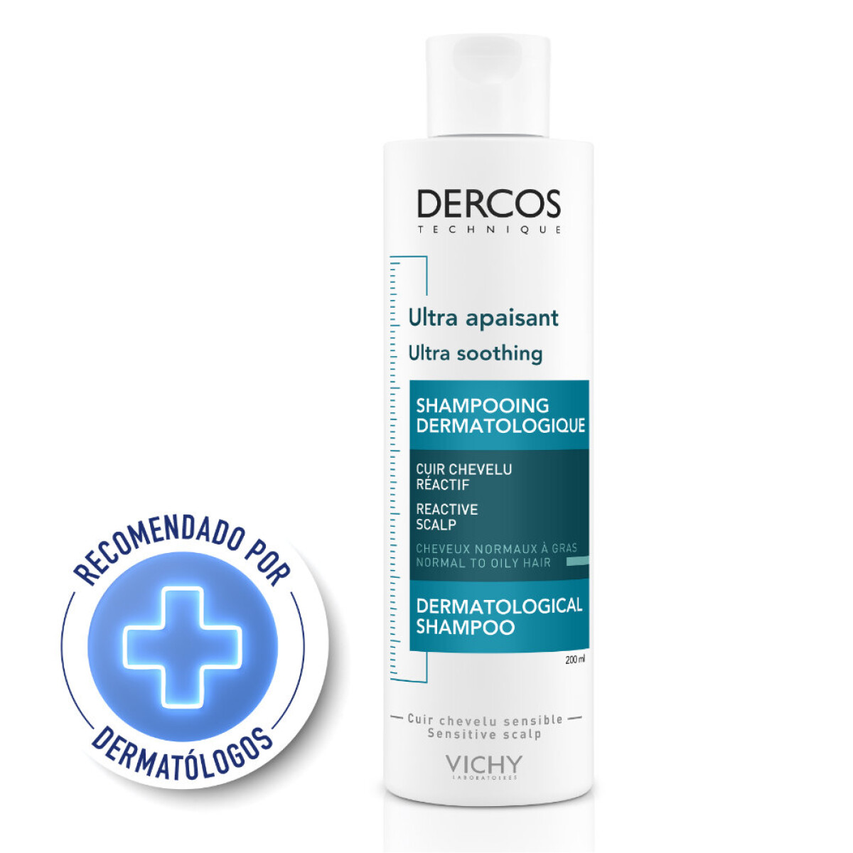 Shampoo Vichy Dercos Sensitive Cabello Graso 200ml 