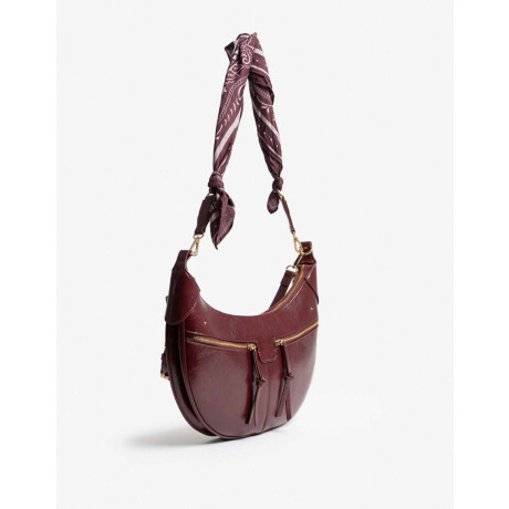 Cartera Hobo Burgundy Rojo Burdeaux