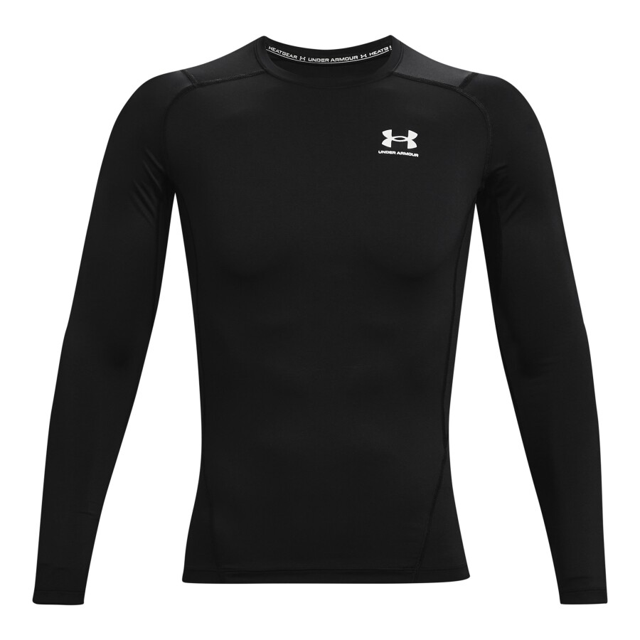 Remera de Hombre Under Armour HeatGear® Long Sleeve Negro