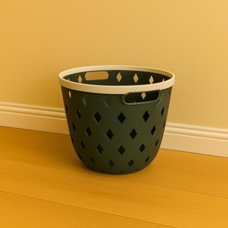 CESTO CANASTO CALADO REDONDO 24LTS 30,5X27CM CESTO CANASTO CALADO REDONDO 24LTS 30,5X27CM