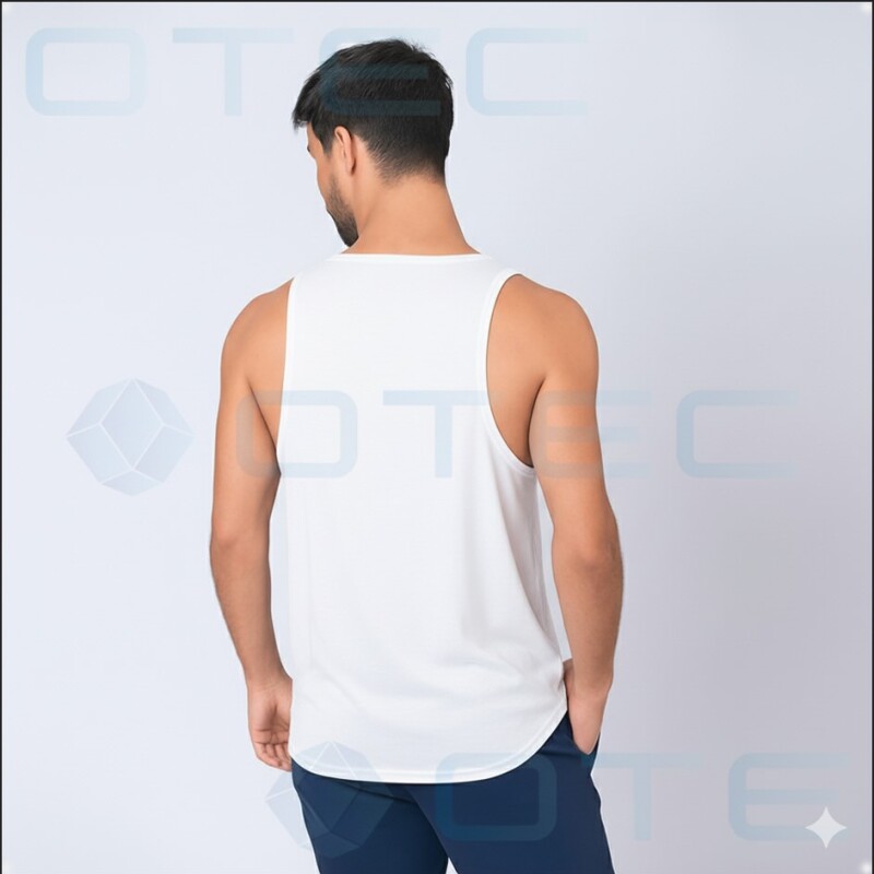 Musculosa Básica Deportiva Dry Fit Color Blanco