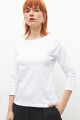 Remera escote bote blanco