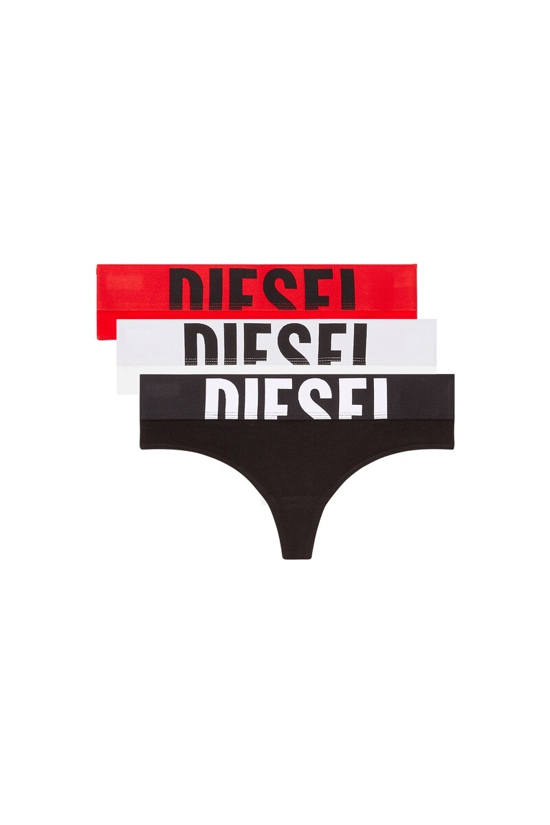 Ropa Interior Para Mujer Ufst-Stars-3 Pack String Rojo/negro