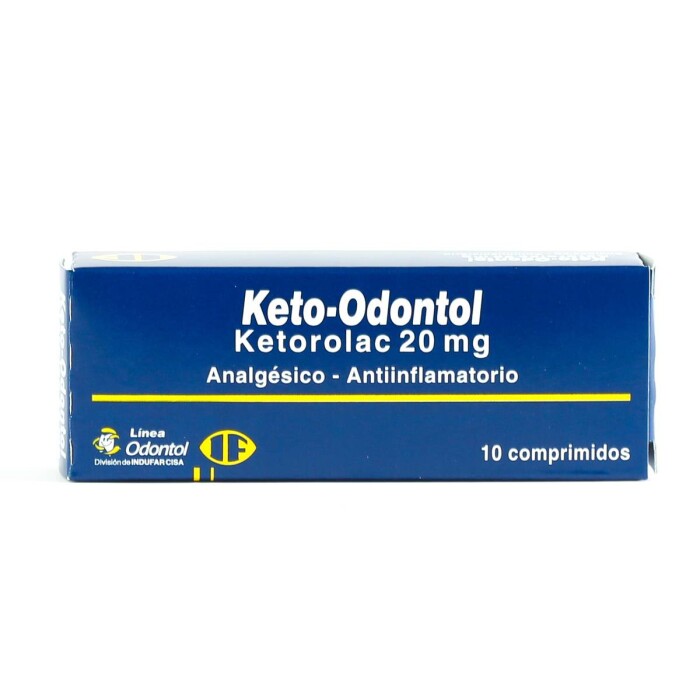 KETO-ODONTOL CJ X 10 COMPRIMIDOS única