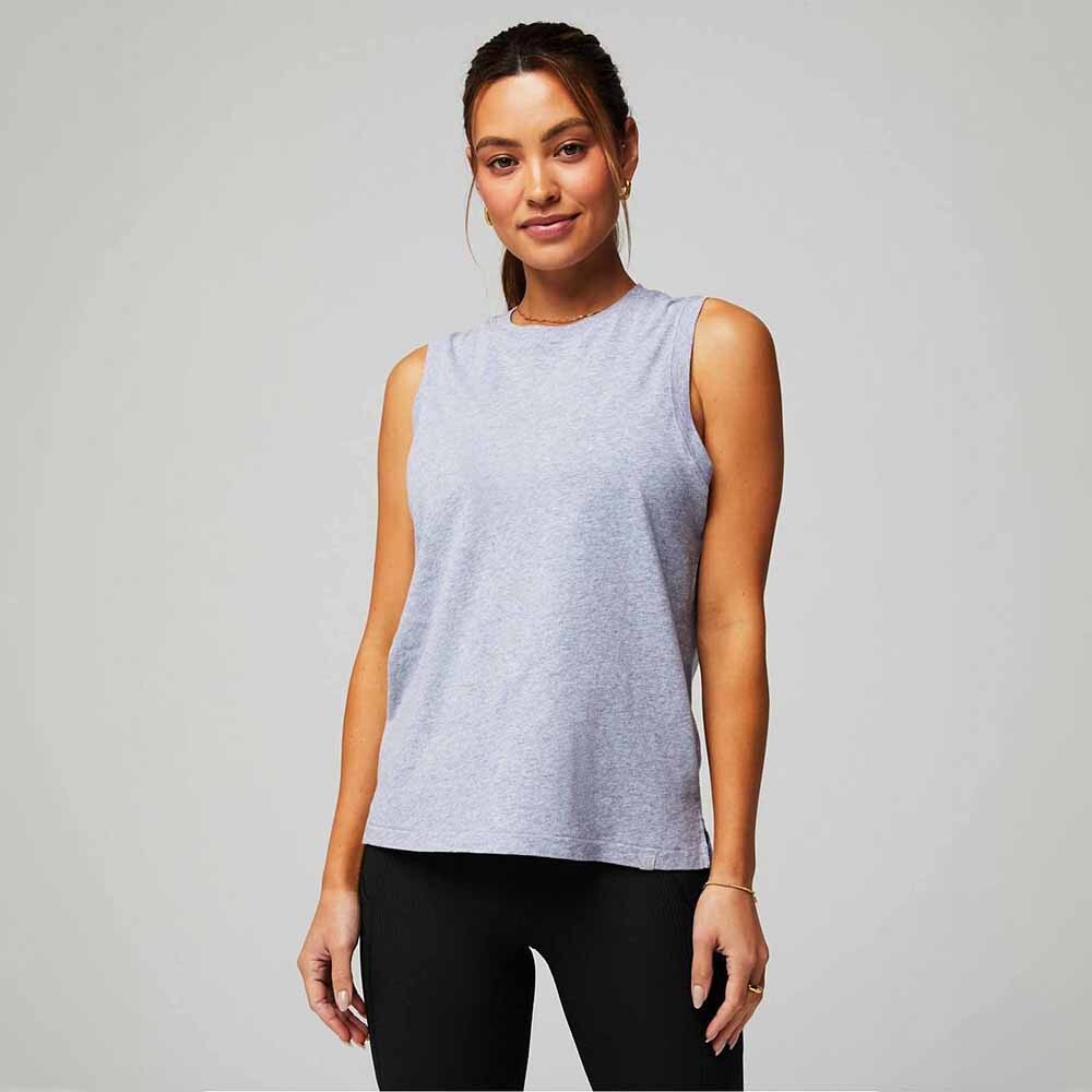 Polo Training 100% Cotton Tank Mujer Classic Grey Heather