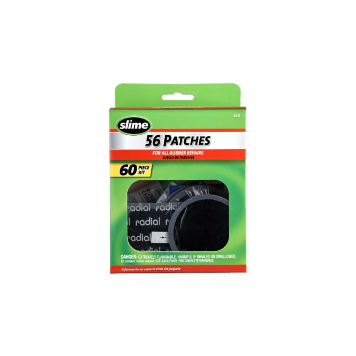 Slime 2033 Kit 56 Parches Para Todas Las Reparaciones De Caucho - Cemento De Goma 