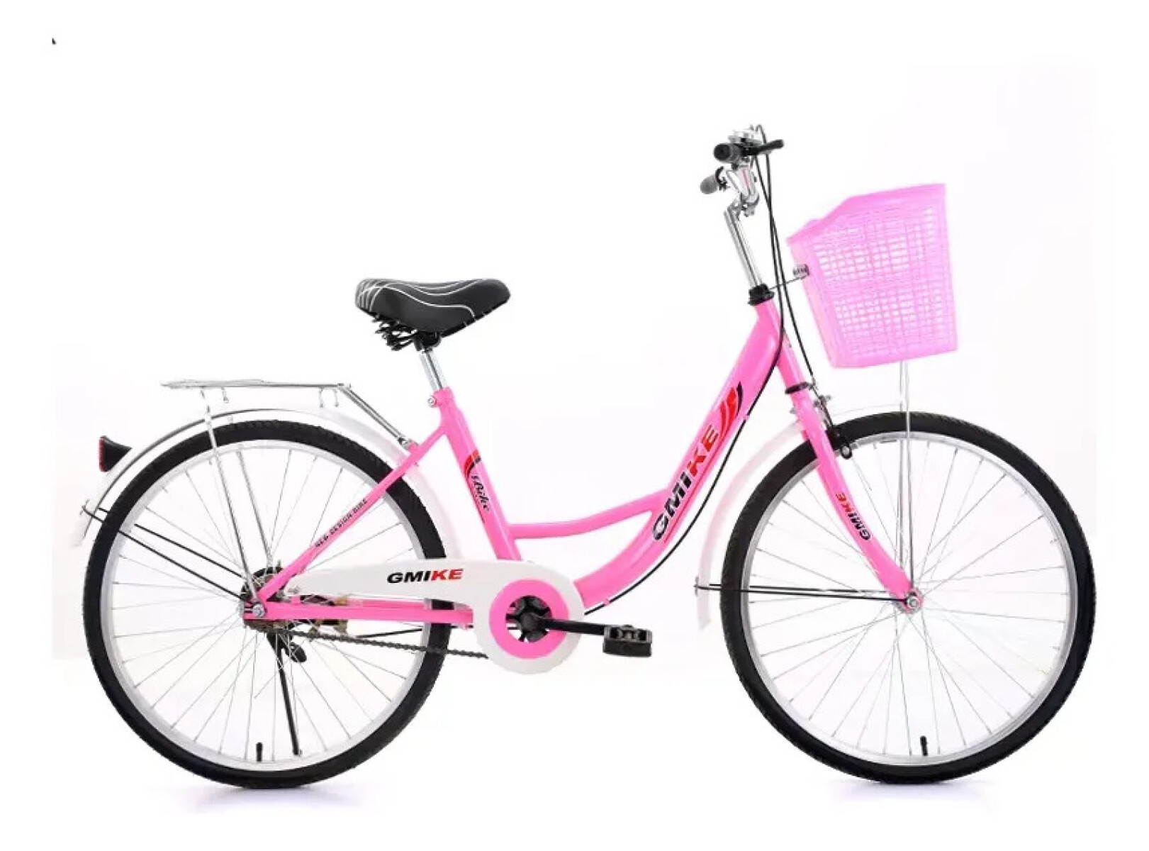 Bicicleta de paseo para dama rodado 26 - Rosa 