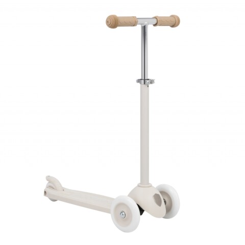 BW-ECO-SCOOTER Monopatín Eco De Tres Ruedas +3 Banwood - Ivory
