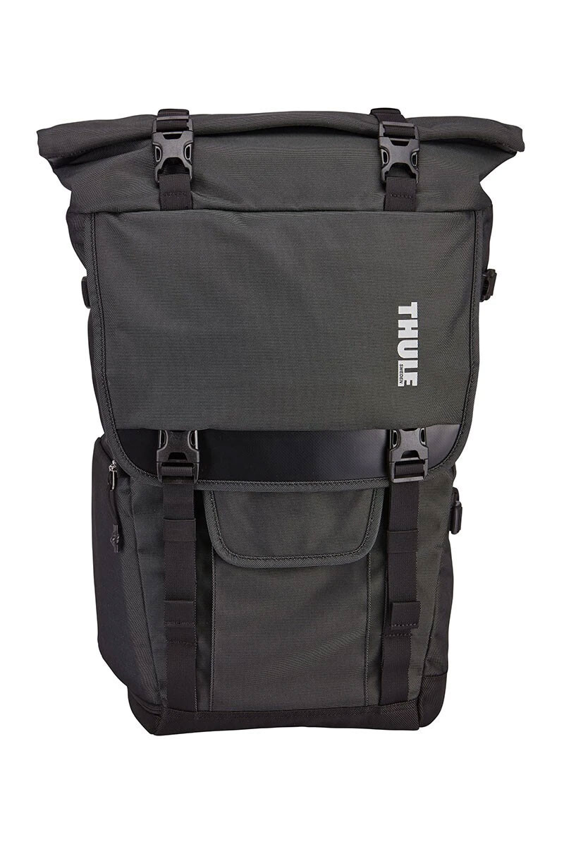 Covert Dslr Rolltop Backpack - Dark Shadow 