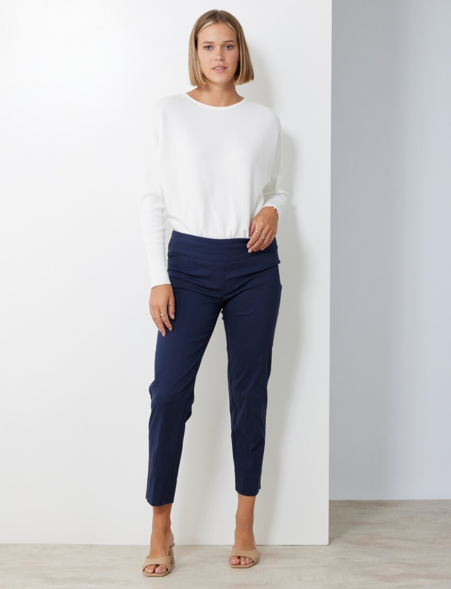 Pantalon Pull On - Azul 