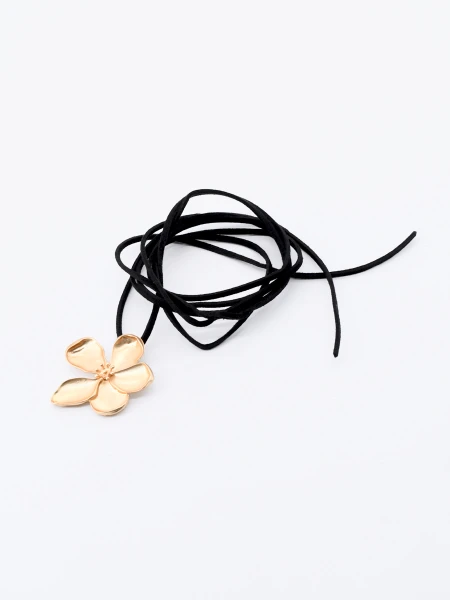 CHOCKER FLOR DORADO