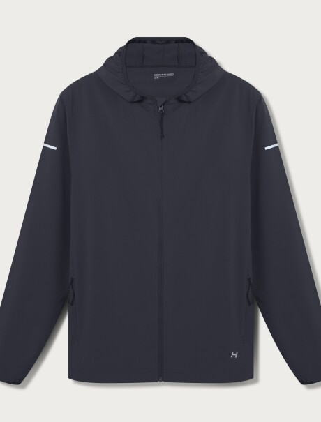 CAMPERA CORTAVIENTO DE SECADO RÁPIDO NEGRO