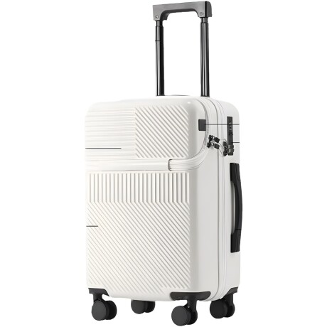 Valija rigida Lumax Sapporo con portavaso Blanco