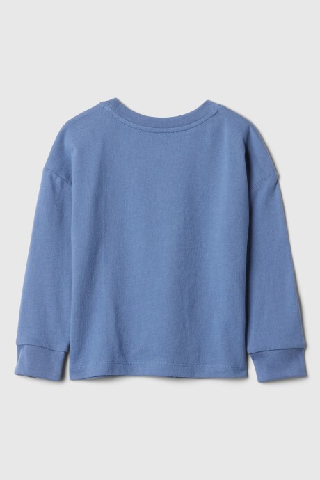Remera Gráfico Manga Larga Toddler Niño Bainbridge Blue