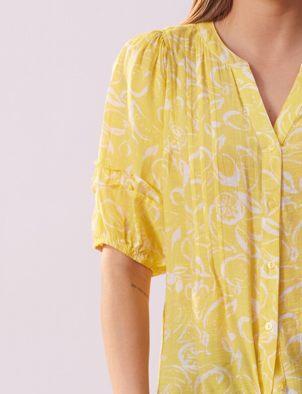 Blusa Botones AMARILLO/MULTI