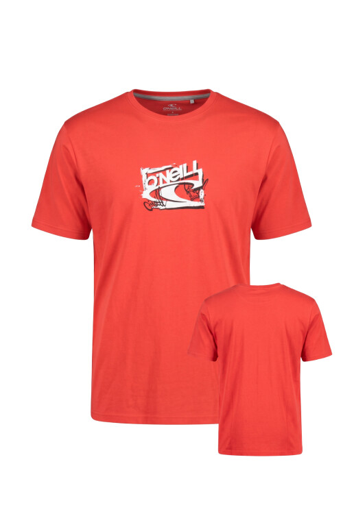 Remera O'Neill Brush Wave Rojo