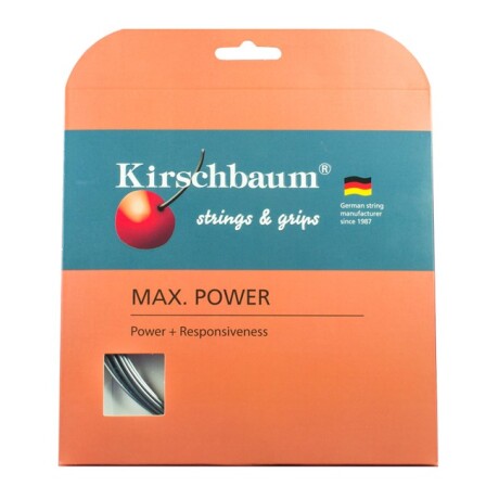 Set Encordado Para Raqueta De Tenis Kirschbaum Max Power 1.25 mm