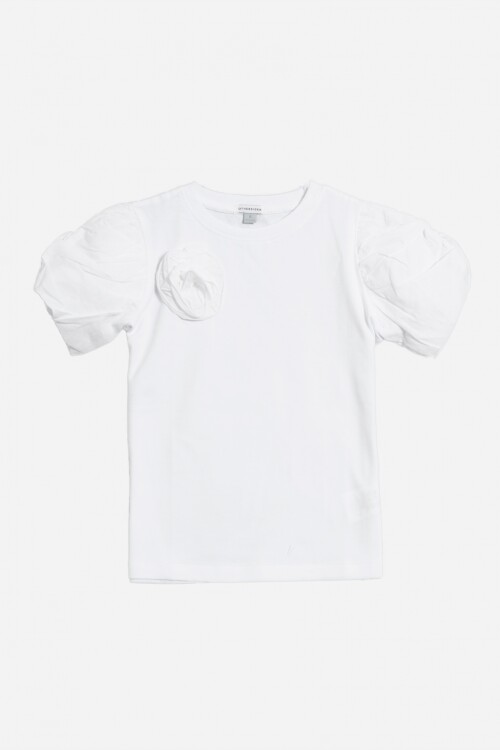 Remera apliques BLANCO