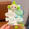Broche Infantil Con Diseño Textil Verde