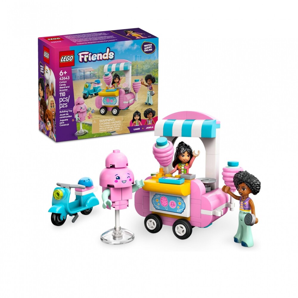 LEGO Friends Puesto de Algodón de Azúcar 6+ LEGO FRIENDS PUESTO DE ALGODON DE AZUCAR 6+