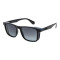 Lentes de sol De Tr90 Cuadrado Flap Gradiente Azul/Negro