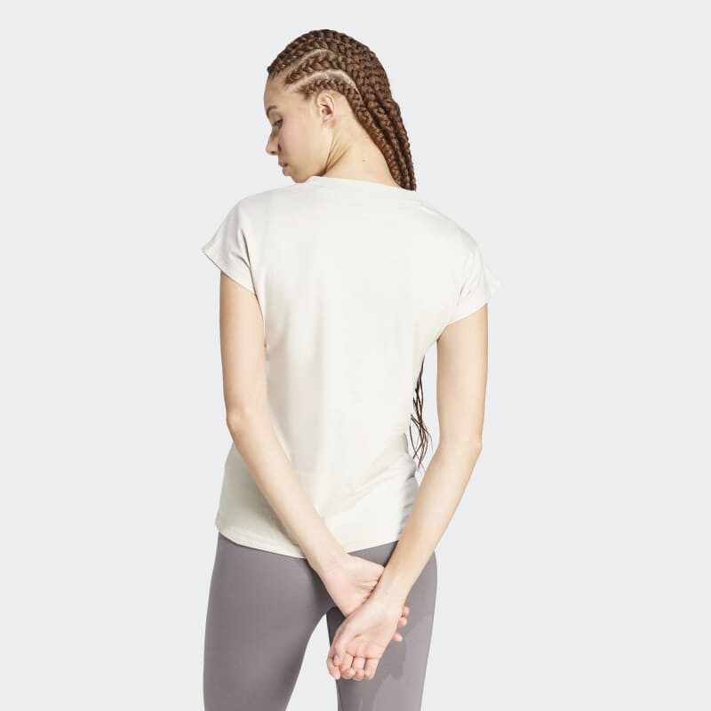 Remera Adidas Essentials Linear Beige