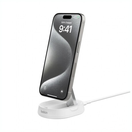 Soporte Y Cargador Inalámbrico BELKIN QI2 15W Carga Rápida - White Soporte Y Cargador Inalámbrico BELKIN QI2 15W Carga Rápida - White