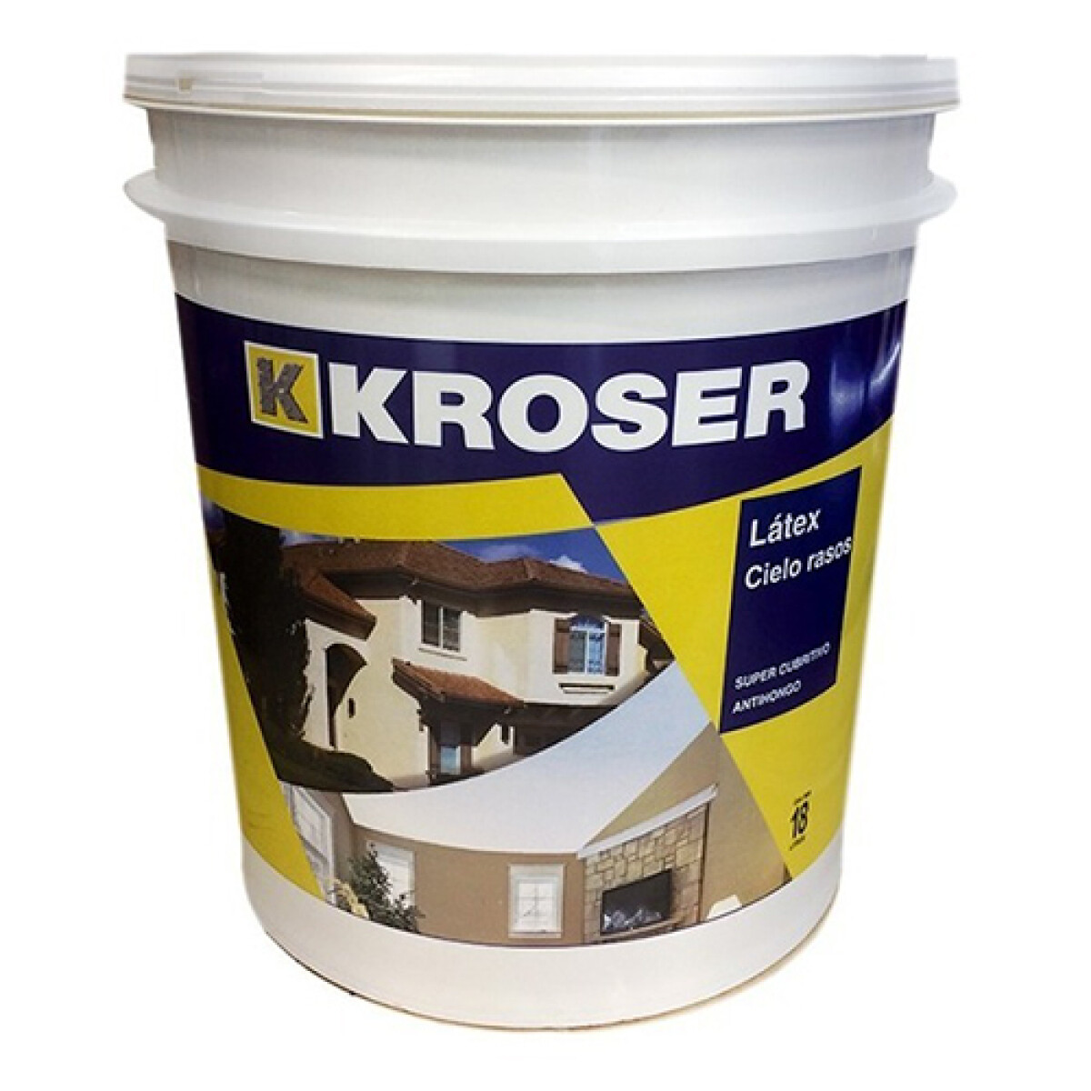 PINTURA KROSER CIELOS RASOS ANTIHONGO PREMIUM 10L ++ - N/a 