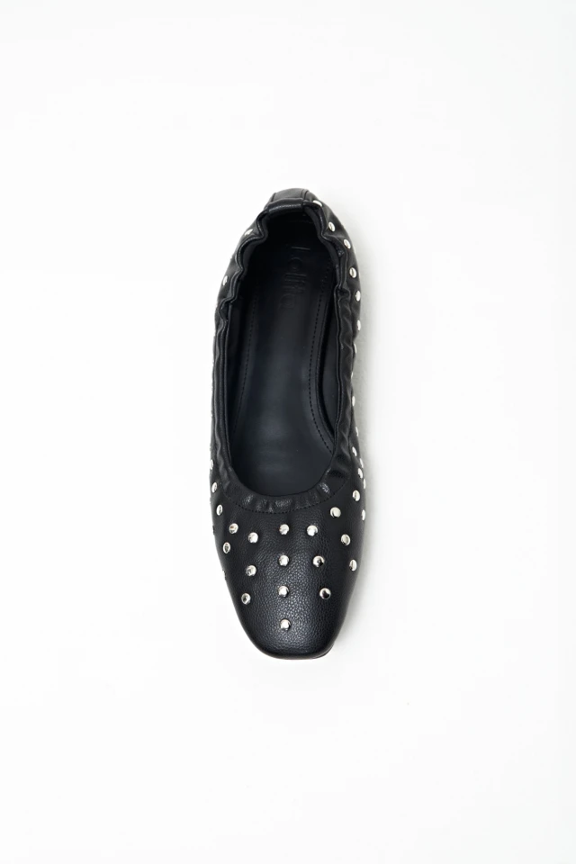 Ballerina con tachas negro