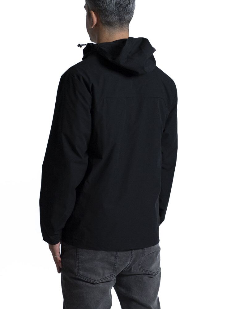 Campera con capucha Forum Negro