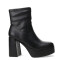 Botas de Mujer Miss Carol PLACID con simil cuero elastizado Negro