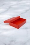 Caja+tapa 16,5x11x4 cm. SETA ROSSO