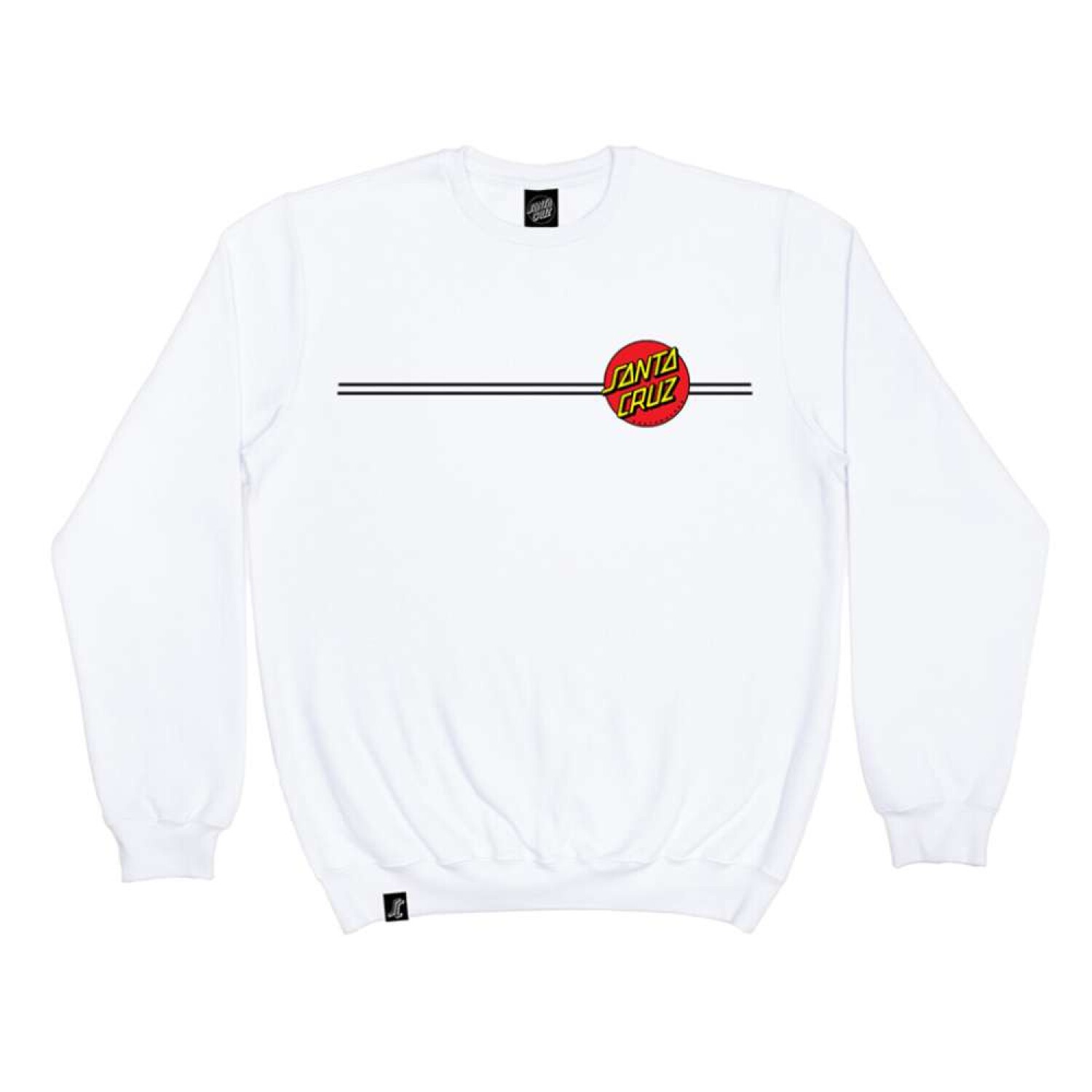 Buzo Santa Cruz Classic Front Stripe Blanco